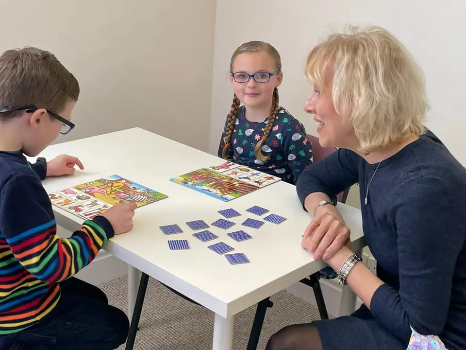 Children taking part in a SEND learning activity